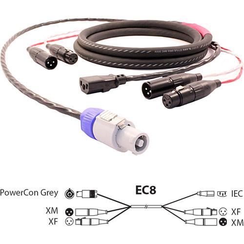 Pro Co Sound EC8 Siamese Twin AC & Audio Combo Cable- 10