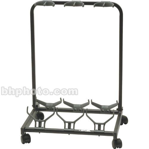 QuikLok 3-Slot Electric Acoustic Guitar Stand