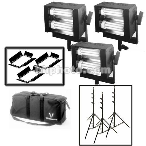 Videssence Baby Base Fluorescent Dimmable 3-Light Kit