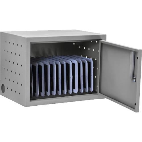 AmpliVox Sound Systems 12-Space, Single-Door Charging Cabinet for Tablets