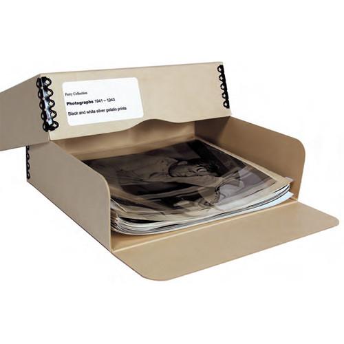 Archival Methods Drop-Front Box with Hinged Lid