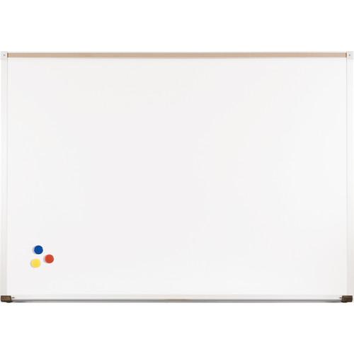 Best Rite Magne-Rite Whiteboard with Aluminum Trim & Map Rail