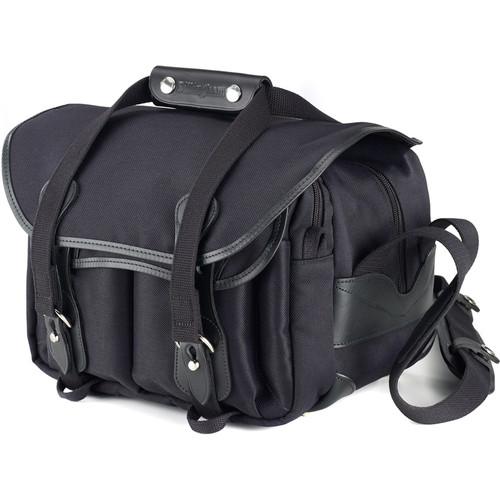Billingham 225 Shoulder Bag Black with Black Leather Trim