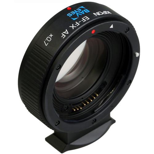 KIPON Lens Mount Adapter for Canon EF-Mount AF Lens to FUJIFILM X-Mount Camera with 0.7x Speed Boost
