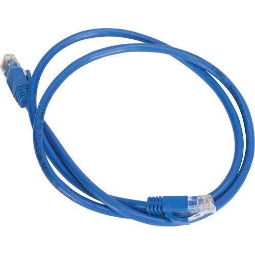 Lowell Manufacturing Cat5E Cable, 3Ft, Blue, - 5-Pak