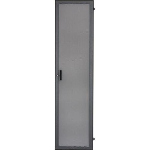 Lowell Manufacturing Door-Fully Vented Front - 40U, Locking