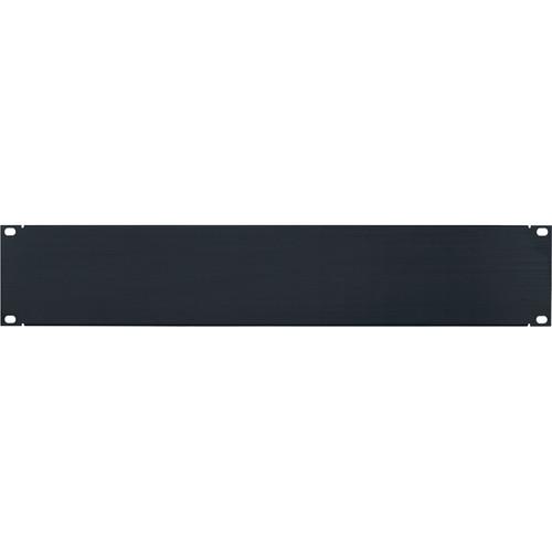 Lowell Manufacturing Rack Panel-Blank-2U, Flanged