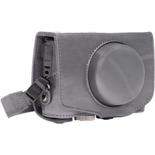 MegaGear Ever Ready PU Leather Camera Case with Strap for Canon PowerShot SX720 HS or SX710 HS