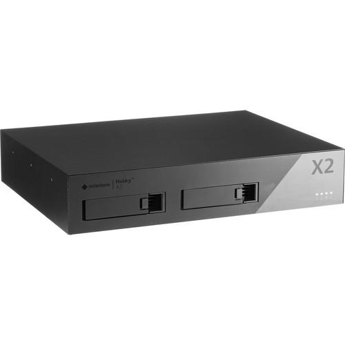 Milestone Husky X2 Barebone NVR with 16-Port PoE Managed Switch