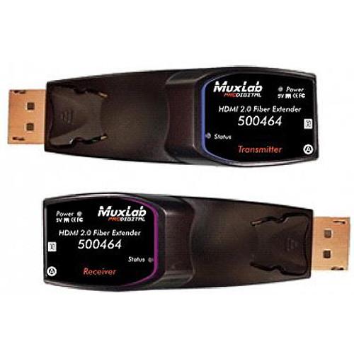 MuxLab HDMI 2.0 Fiber Extender Kit