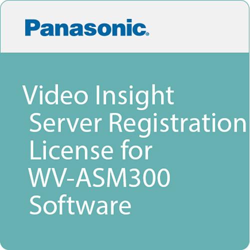 Panasonic Video Insight Server Registration License for WV-ASM300 Software