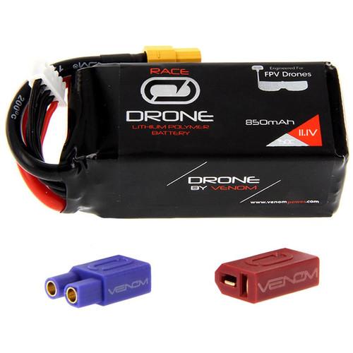 Venom Group 50C 850mAh 3S 11.1V FPV Drone Racing LiPo Battery