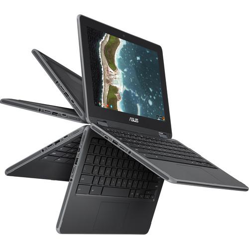 ASUS 11.6" C213SA-YS02 Multi-Touch 2-in-1 Chromebook Flip