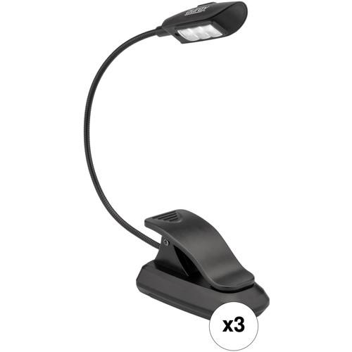 Auray M-LED3-CL 3-LED Clip-On Music Stand Gooseneck Light