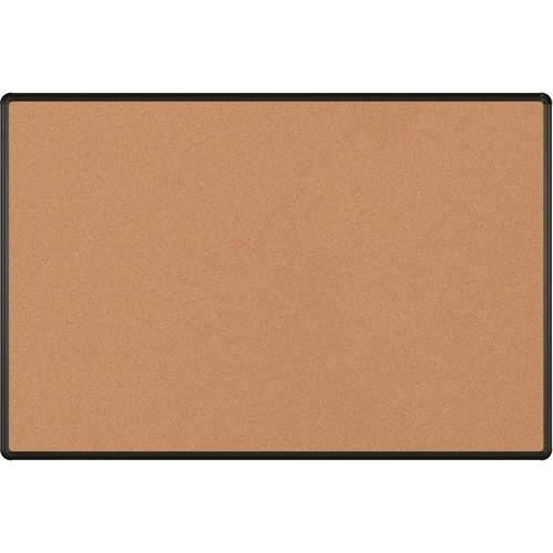 Best Rite Splash-Cork Tackboard with Black Presidential Trim