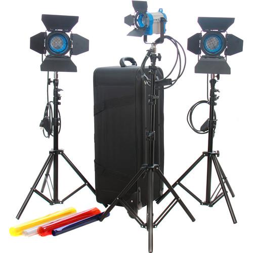 CAME-TV 1 x 150W & 2 x 300W Fresnel Tungsten Light Kit