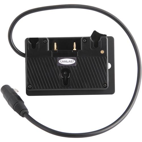 CAMLAST Gold Mount Battery Plate with 4-Pin XLR