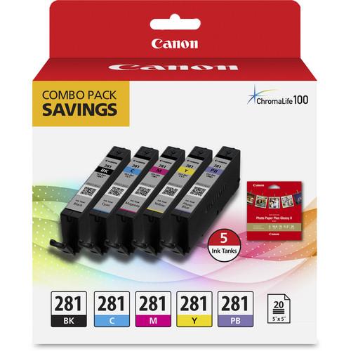 Canon CLI-281 5-Color Ink Tank Combo