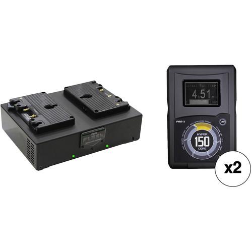 Core SWX Two HyperCore 150 Batteries & Fleet Dual Charger Kit