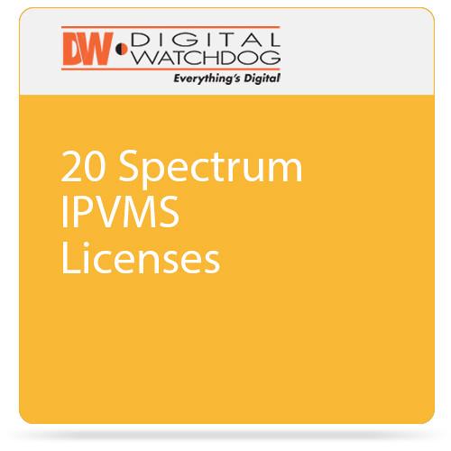 Digital Watchdog 20 Spectrum IPVMS Licenses