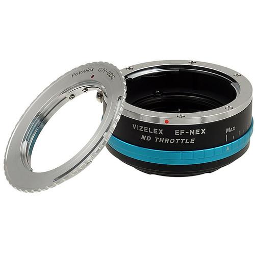 FotodioX Contax Yashica Lens to Sony E-Mount Camera Vizelex ND Throttle Adapter