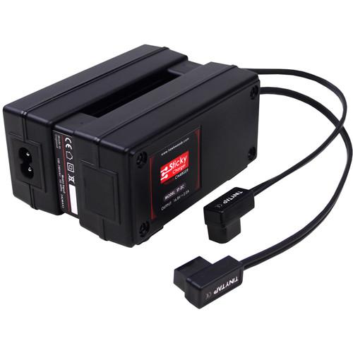 Hawk-Woods 2A Dual Channel Charger with Tiny-Tap Plug for ST-38 ST-75 Sticky Battery