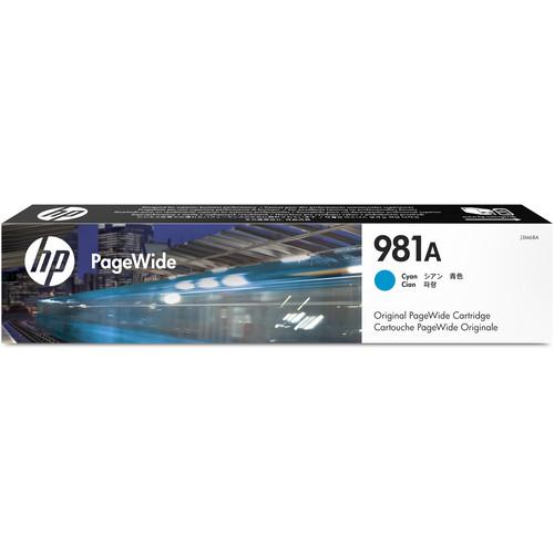 HP 981A Cyan PageWide Ink Cartridge, HP, 981A, Cyan, PageWide, Ink, Cartridge