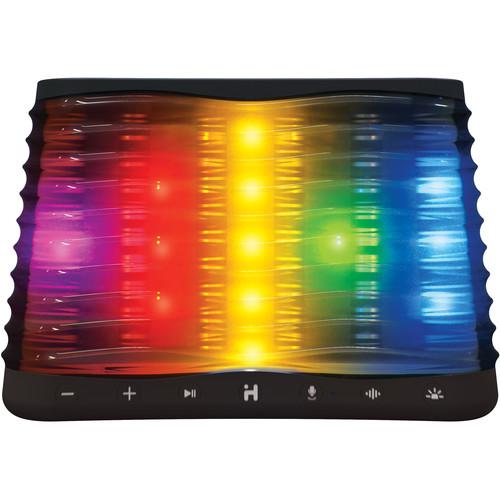 iHome iBT751B Color Changing Bluetooth Speaker with Disco Lighting