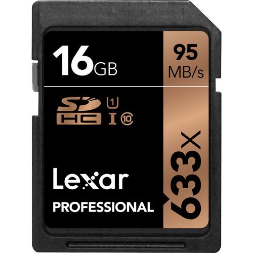 Lexar 16GB Professional UHS-I SDHC Memory Card