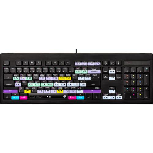 LogicKeyboard ASTRA Series Mac Backlit Keyboard for Blackmagic DaVinci Resolve 14
