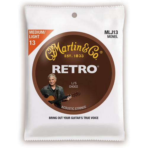 MARTIN Medium Light Gauge Retro Monel Acoustic Guitar Strings