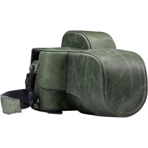 MegaGear Ever Ready Leather Camera Case for Fujifilm X-E3 with 23mm or 18-55mm Lens