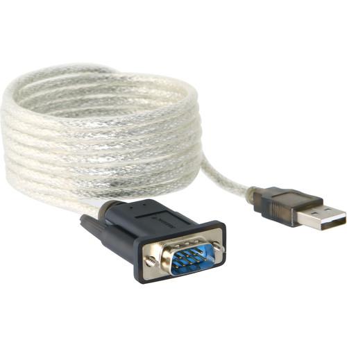 Sabrent USB 2.0 Type-A Male to RS-232 DB9 Serial 9-Pin Male Adapter