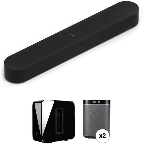 Sonos Beam Soundbar and SUB Wireless Subwoofer Kit