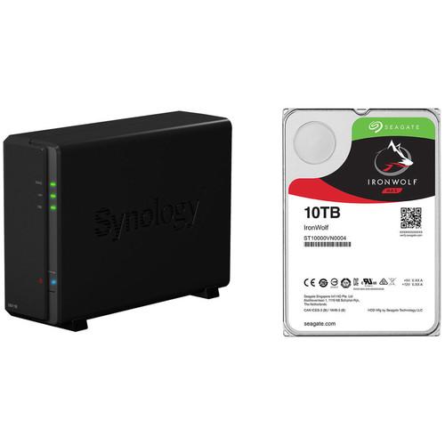 Synology DiskStation 10TB DS118 1-Bay NAS Enclosure Kit with Seagate NAS Drives