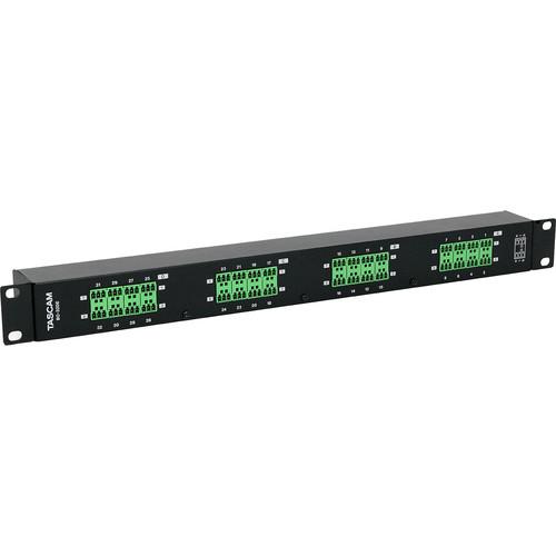 Tascam BO-32DE Rackmount 32-Channel DB25 to Euroblock I O Adapter