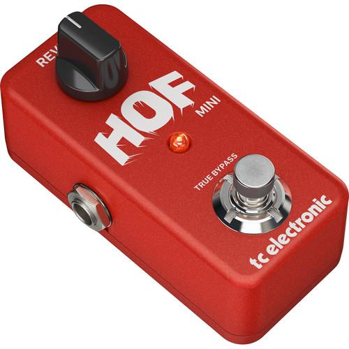 TC Electronic Hall of Fame Mini Reverb Pedal for Electric Guitars