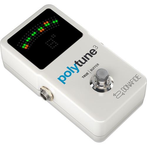 TC Electronic Polytune 3 Polyphonic Tuner Pedal with Bonafide Buffer