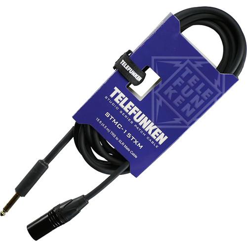 Telefunken Studio Series 1 4" TRS Male to 3-Pin XLR Male Cable