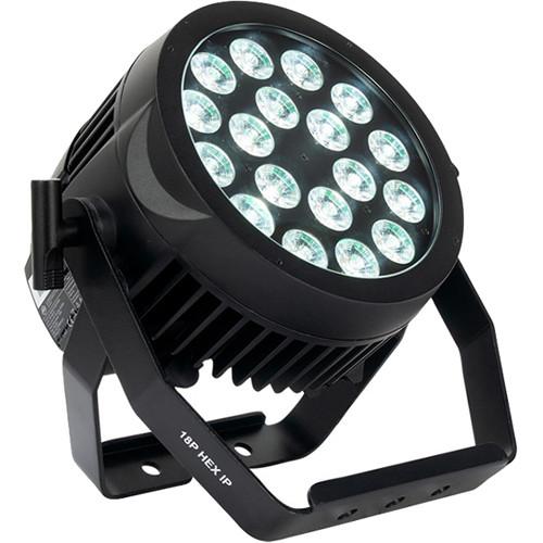 American DJ 18P HEX IP Heavy-Duty RGBAW UV LED Wash Light