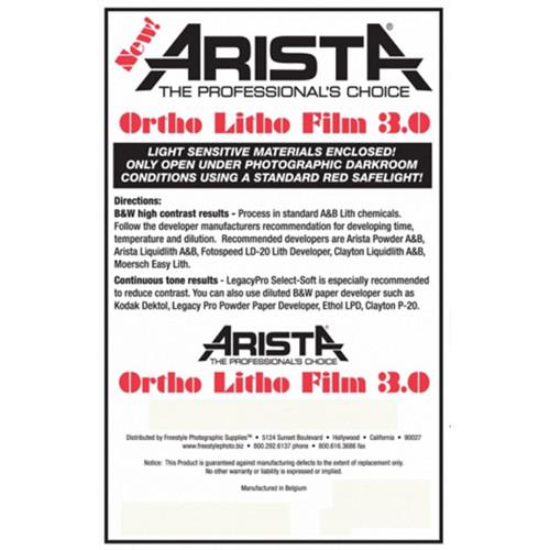 Arista Ortho Litho 3.0 Film, Arista, Ortho, Litho, 3.0, Film
