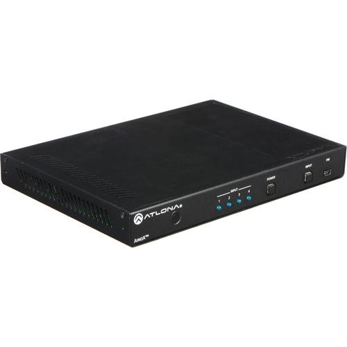 Atlona 4K UHD HDR 4x1 Input HDMI Switcher with Auto-Switching and Return Optical Audio