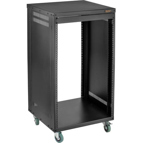 Auray ERS- 16U Steel Equipment Rack with 3" Casters