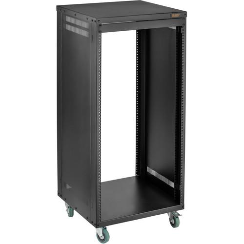 Auray ERS- 22U Steel Equipment Rack with 3" Casters