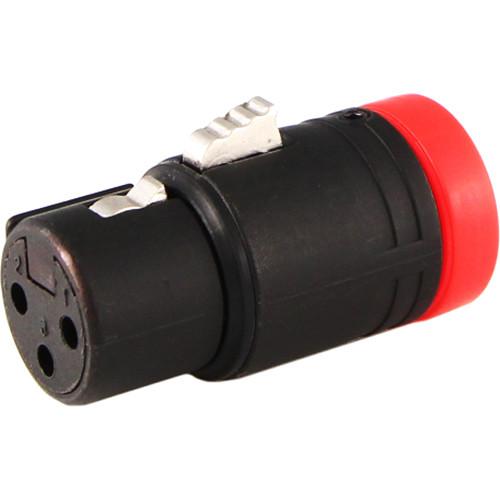 Cable Techniques CT-LPXLR-3F-R Low-Profile XLR 3-Pin Female Connector with Adjustable Side Cable-Exit