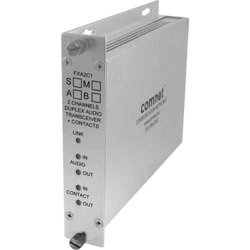 COMNET Multimode 1310 1550nm 2-Channel Bi-Directional Audio Receiver