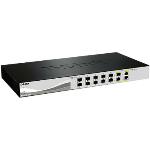 D-Link 10 GB Ethernet Smart Switch with Two 10GBASE-T SFP Combo Ports and Ten 10G SFP Optical Ports