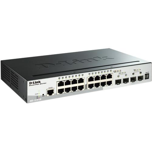 D-Link DGS-1510 Stackable 20-Port Smart Managed Switch with 10G Uplinks