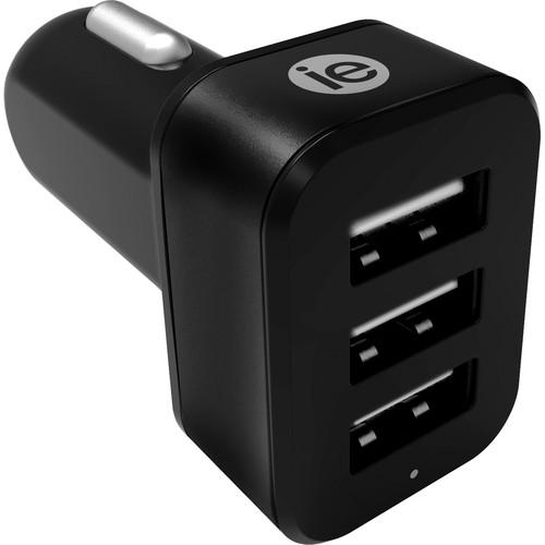 iEssentials 4.1A 3-Port USB Type-A Car Charger