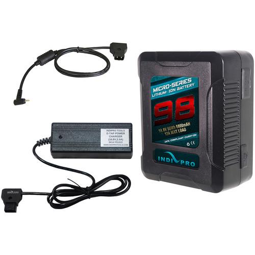 IndiPRO Tools Micro-Series V-Mount 98Wh Blackmagic Pocket Camera Kit